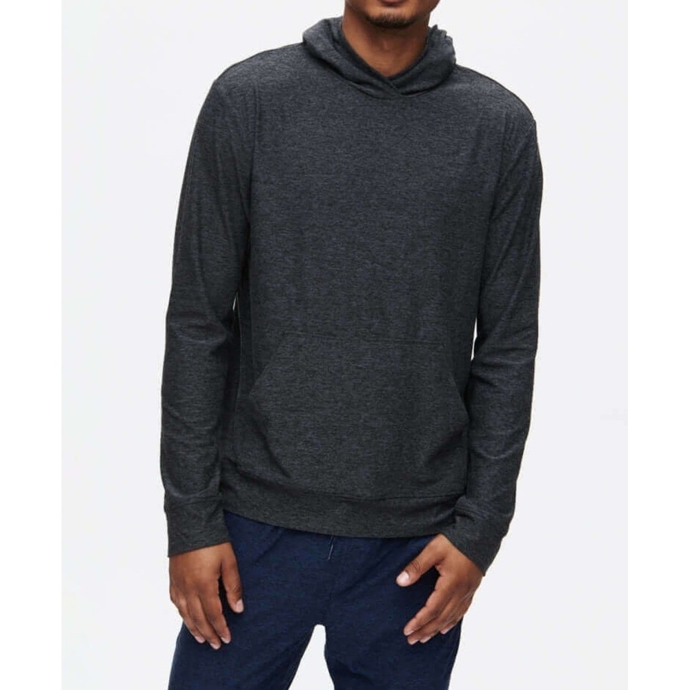 Outdoor Voices CloudKnit Hoodie Charcoal Heather Gray Unisex Sz Small